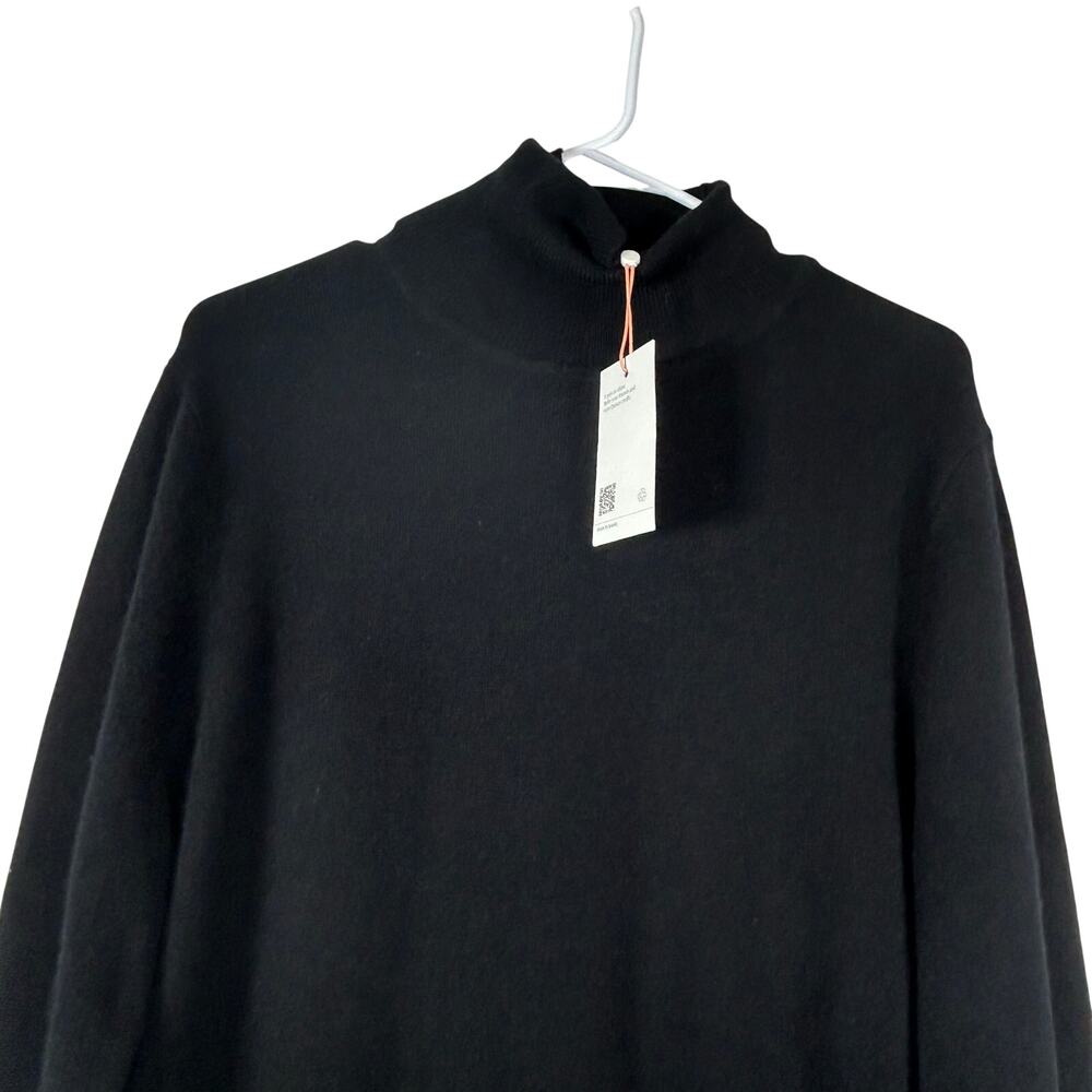 New Quince Women’s Medium Mongolian Cashmere Turtleneck Top Blouse Sweater 4385 - Picture 4 of 9